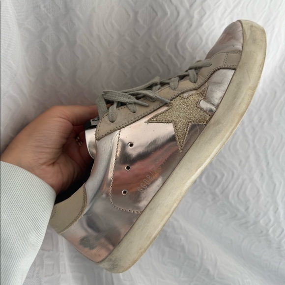 Golden Goose Superstar Metallic Rose Gold Size 38 - Picture 1 of 10